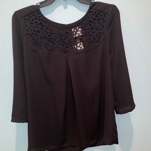 Black Anthropologie blouse